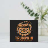 Halloween Trumpkin Make Halloween Great Again Briefkaart (Staand voorkant)
