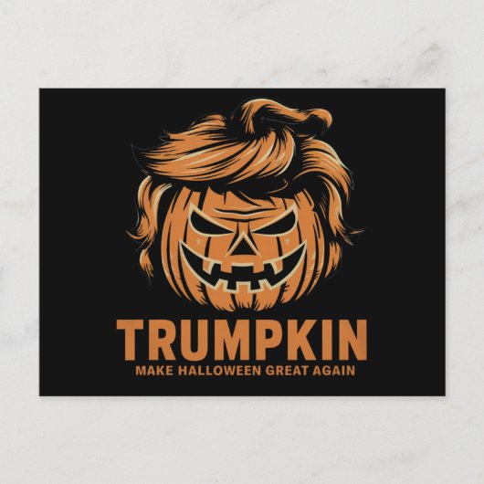 Halloween Trumpkin Make Halloween Great Again Briefkaart (Voorkant)