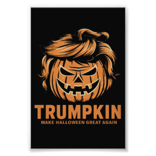 Halloween Trumpkin Make Halloween Great Again Foto Afdruk