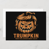 Halloween Trumpkin Make Halloween Great Again Kaart (Voorkant / Achterkant)