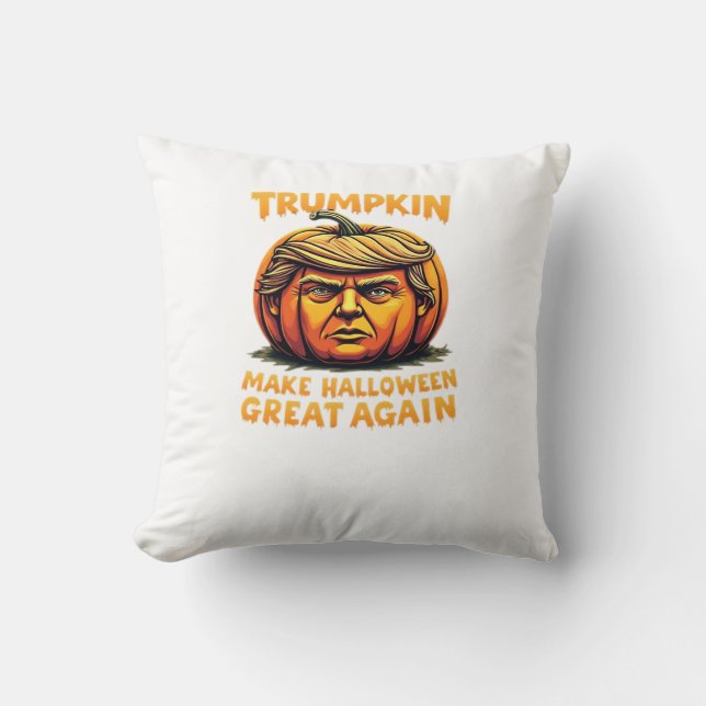 Halloween Trumpkin Make Halloween Great Again Kussen (Voorkant)