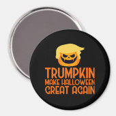Halloween Trumpkin Make Halloween Great Again Magneet (Voorkant / Achterkant)