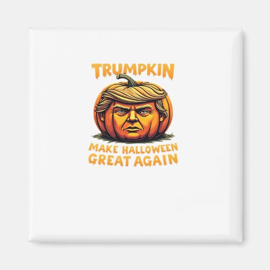 Halloween Trumpkin Make Halloween Great Again Magneet (Voorkant)