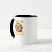 Halloween Trumpkin Make Halloween Great Again Mok (Voorkant links)