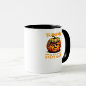 Halloween Trumpkin Make Halloween Great Again Mok (Voorkant rechts)