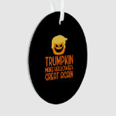 Halloween Trumpkin Make Halloween Great Again Ornament (voorkant)