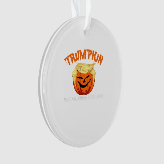 Halloween Trumpkin Make Halloween Great Again Ornament (voorkant)