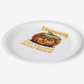 Halloween Trumpkin Make Halloween Great Again Papieren Bordje (Gekanteld)