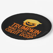 Halloween Trumpkin Make Halloween Great Again Papieren Bordje (Gekanteld)