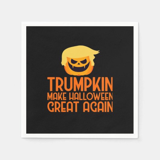 Halloween Trumpkin Make Halloween Great Again Servet (Voorkant)