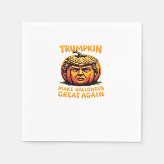 Halloween Trumpkin Make Halloween Great Again Servet (Voorkant)