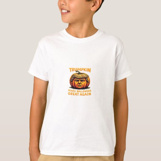 Halloween Trumpkin Make Halloween Great Again T-shirt (Voorkant)