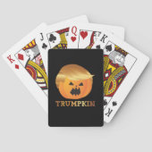 Halloween Trumpkin Pokerkaarten (Achterkant)