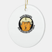 Halloween Trumpkin Pumpkin Classic Keramisch Ornament (Links)
