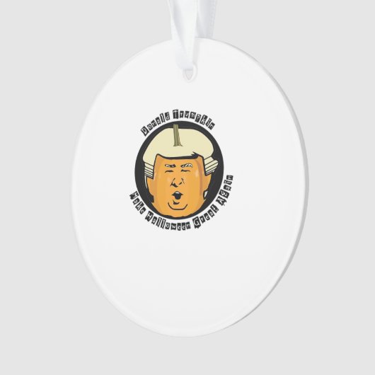 Halloween Trumpkin Pumpkin Classic Ornament (voorkant)