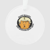 Halloween Trumpkin Pumpkin Classic Ornament (voorkant)