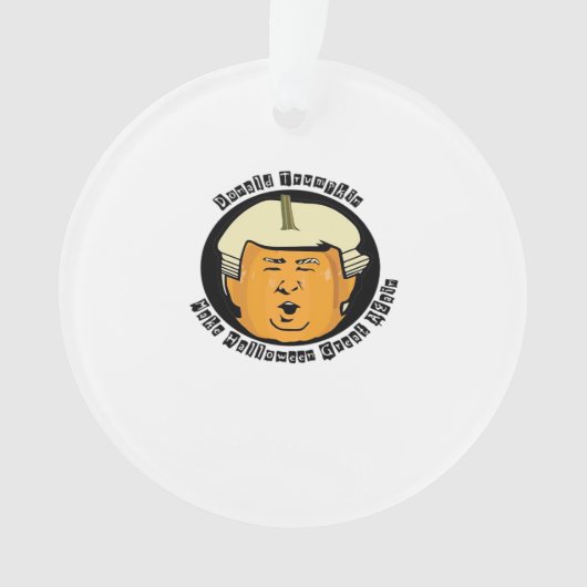 Halloween Trumpkin Pumpkin Classic Ornament (voorkant)