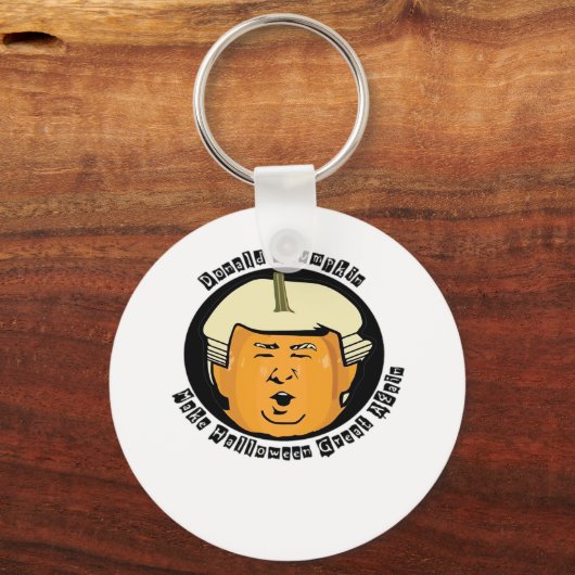 Halloween Trumpkin Pumpkin Classic Sleutelhanger (Voorkant)
