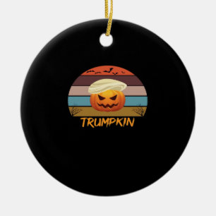 Halloween Trumpkin US Keramisch Ornament
