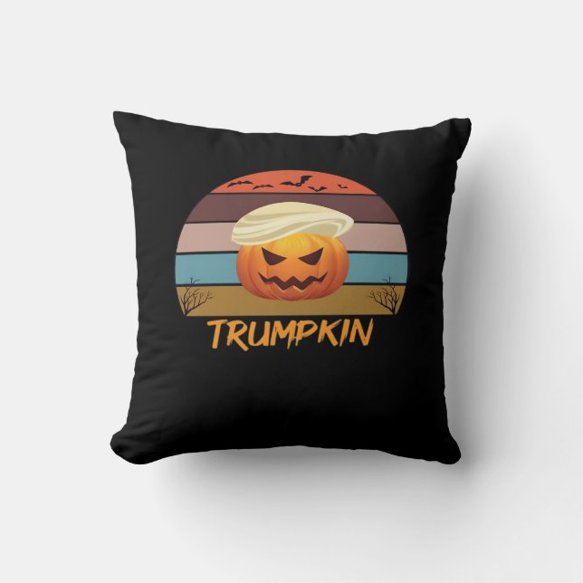 Halloween Trumpkin  US Kussen (Voorkant)