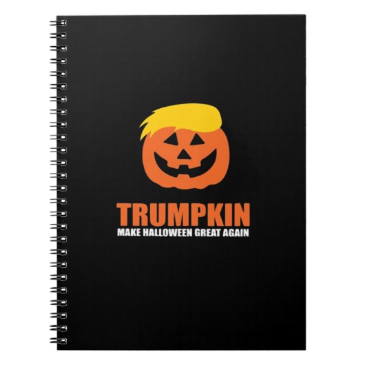 Halloween Trumpkin V2 Notitieboek (Voorkant)