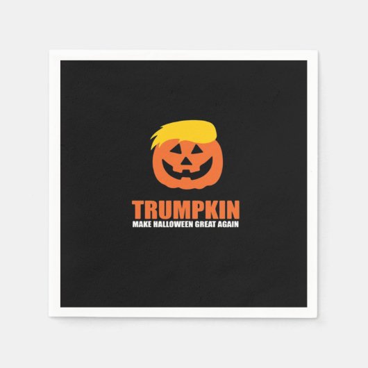 Halloween Trumpkin V2 Servet (Voorkant)