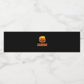 Halloween Trumpkin V2 Waterfles Etiket (Enkel label)