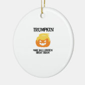 Halloween Trumpkin V3 Keramisch Ornament (Links)