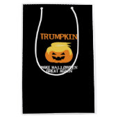 Halloween Trumpkin V3 Medium Cadeauzakje (Voorkant)
