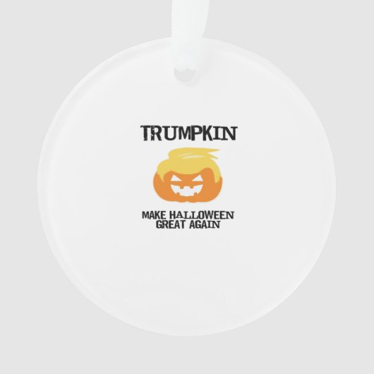 Halloween Trumpkin V3 Ornament (voorkant)