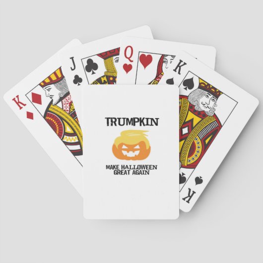 Halloween Trumpkin V3 Pokerkaarten (Achterkant)