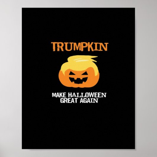 Halloween Trumpkin V3 Poster (Voorkant)