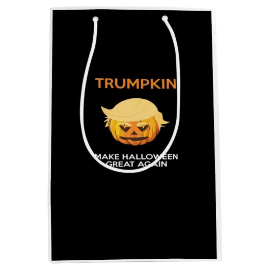 Halloween Trumpkin V4 Medium Cadeauzakje (Voorkant)
