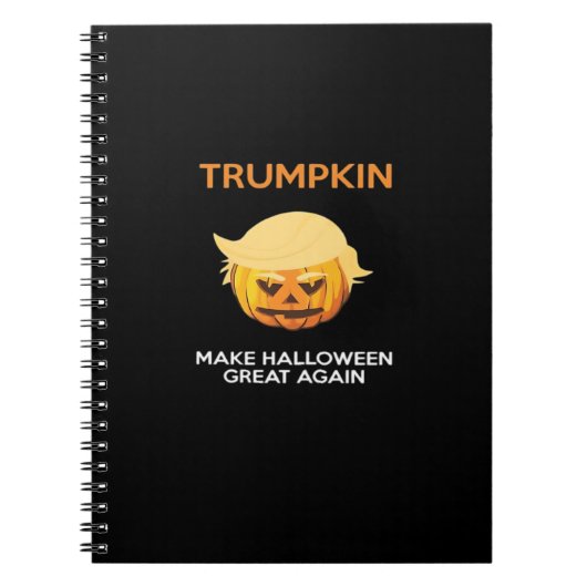 Halloween Trumpkin V4 Notitieboek (Voorkant)