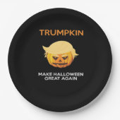 Halloween Trumpkin V4 Papieren Bordje (Voorkant)
