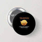 Halloween Trumpkin V4 Ronde Button 5,7 Cm (Voorkant /achterkant)