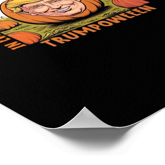 Halloween - Trumpkin Verkiezingsklassieker Poster (Hoek)