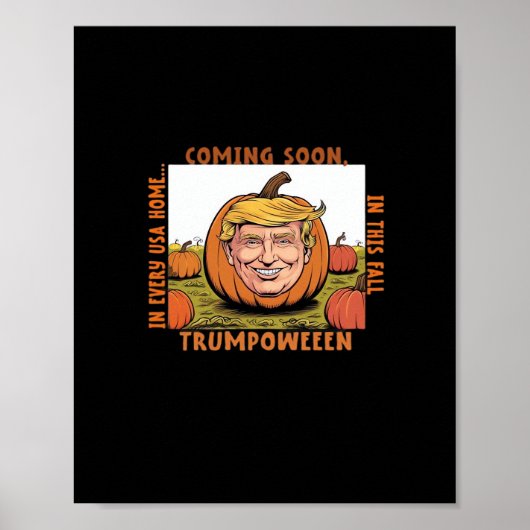 Halloween - Trumpkin Verkiezingsklassieker Poster (Voorkant)