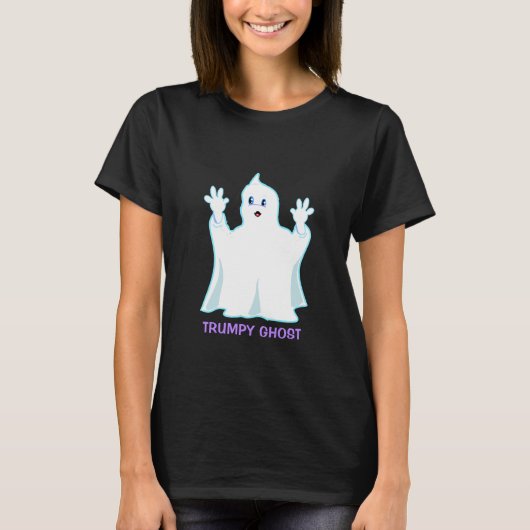 Halloween Trumpy Ghost T-shirt (Voorkant)