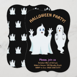 Halloween Trumpy & Munchy Geesten Uitnodiging