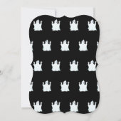 Halloween Trumpy & Munchy Ghosts Invitation Kaart (Achterkant)