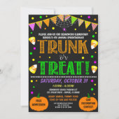 Halloween Trunk of Treat Invite Kaart (Voorkant)