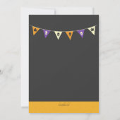 Halloween trunk of Treat Kaart (Achterkant)