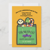 Halloween trunk of Treat Kaart (Voorkant)