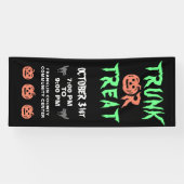 Halloween Trunk of Treat Pumpkin Community Outdoor Spandoek (Horizontaal)