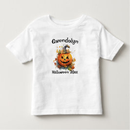 Halloween Tshirt Jack-o-lantern Personaliseer