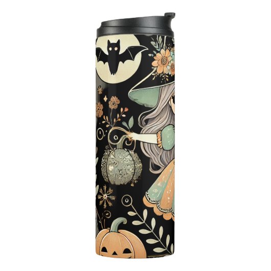 Halloween Tumbler Thermosbeker (Gedraaid links)