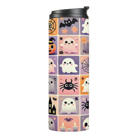 Halloween Tumbler Thermosbeker (Gedraaid links)