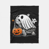 Halloween Turtle Ghost Pumpkin Costume Terran Tort Fleece Deken (Voorkant)