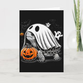 Halloween Turtle Ghost Pumpkin Costume Terran Tort Kaart (Voorkant)